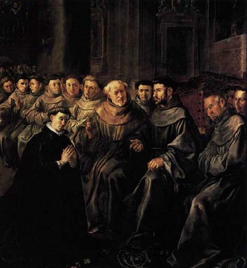 HERRERA, Francisco de, the Elder St Bonaventure Enters the Franciscan Order France oil painting art